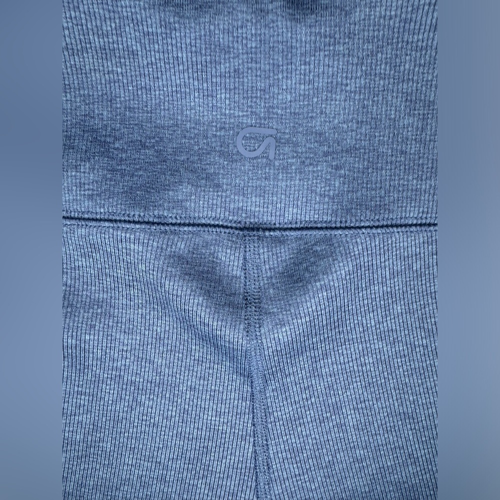 Gapfit Periwinkle Ribbed High Rise Bike Shorts - Picture 5 of 5